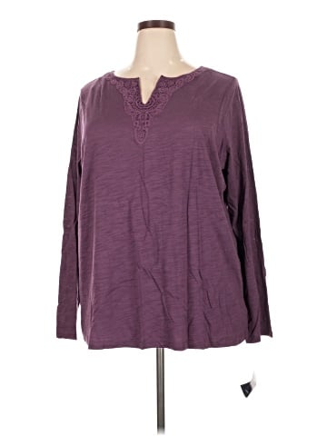 Chaps Long Sleeve Top (view 1)