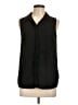 Mossimo 100% Polyester Black Sleeveless Blouse Size L - photo 1