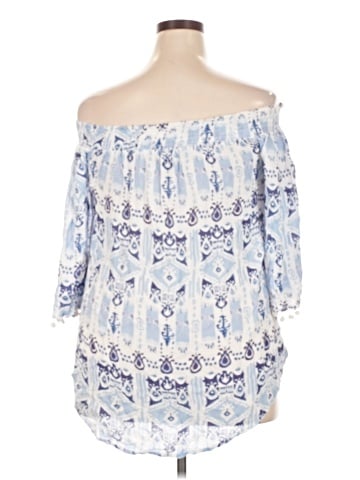 Charlie Paige 3/4 Sleeve Blouse (view 2)