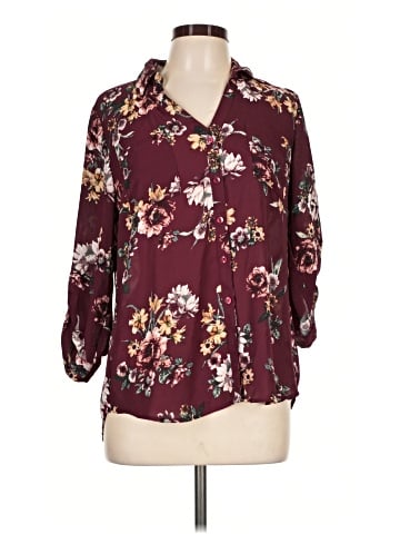 By & By 3/4 Sleeve Blouse (view 1)