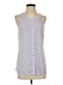 CAbi 100% Polyester Silver Sleeveless Blouse Size S - photo 1