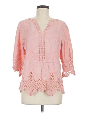 Democracy 3/4 Sleeve Blouse (view 1)