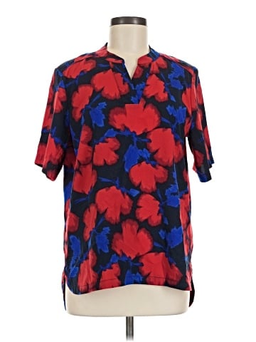 Banana Republic Factory Store Short Sleeve Blouse (view 1)