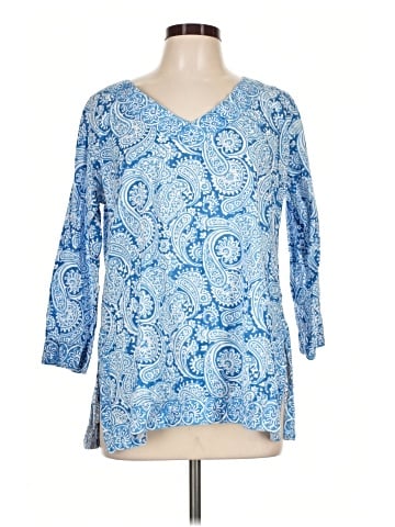 Gretchen Scott Designs 3/4 Sleeve Blouse (view 1)