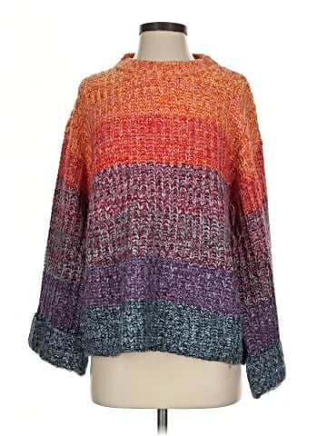She + Sky Pullover Sweater (view 1)