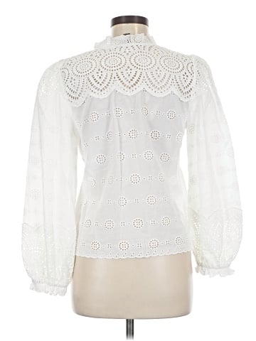 Aqua 3/4 Sleeve Blouse (view 2)