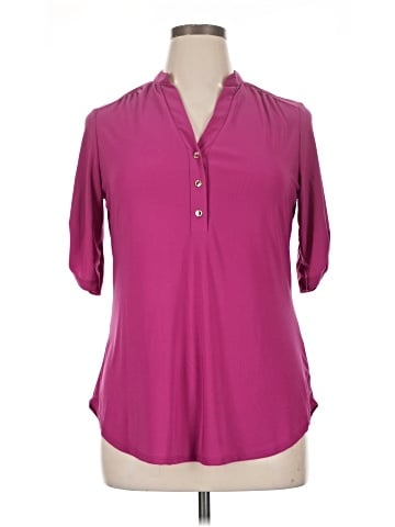 Perseption Concept 3/4 Sleeve Blouse (view 1)