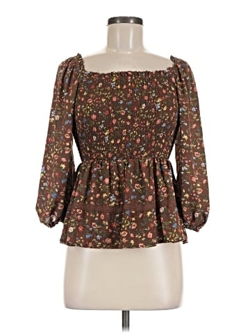 Mine 3/4 Sleeve Blouse (view 1)
