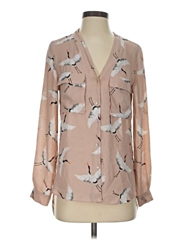 Zara Basic Long Sleeve Blouse (view 1)