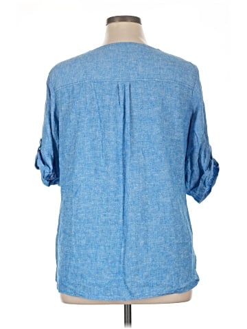 Anne Klein Short Sleeve Blouse (view 2)