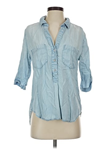 Cloth & Stone 3/4 Sleeve Button-Down Shirt (view 1)