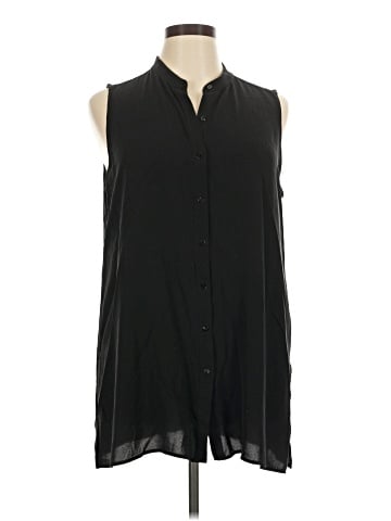 Eileen Fisher Sleeveless Silk Top (view 1)