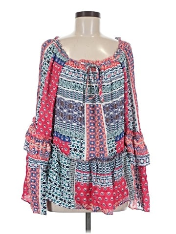 Parker 3/4 Sleeve Silk Top (view 1)