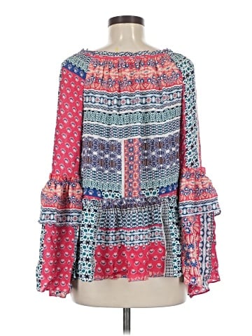 Parker 3/4 Sleeve Silk Top (view 2)