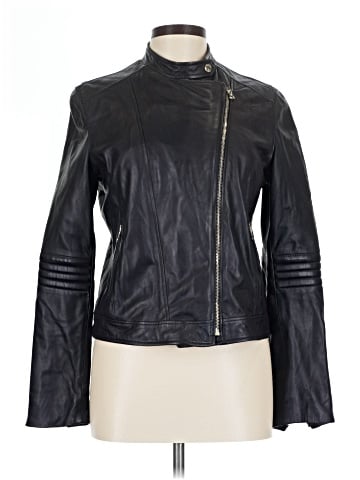 Massimo Dutti Leather Jacket (view 1)