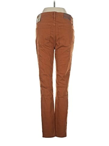 Madewell 9" Mid-Rise Skinny Jeans: Garment-Dyed Button-Front Edition (view 2)