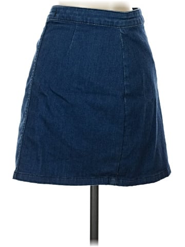 We the Free Denim Skirt (view 2)