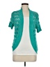 Basic Editions 100% Cotton Teal Cardigan Size M - photo 1