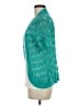Basic Editions 100% Cotton Teal Cardigan Size M - photo 5