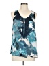 Mossimo 100% Polyester Blue Sleeveless Blouse Size L - photo 1