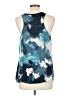Mossimo 100% Polyester Blue Sleeveless Blouse Size L - photo 2