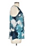 Mossimo 100% Polyester Blue Sleeveless Blouse Size L - photo 4