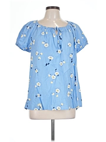 St. John's Bay Short Sleeve Blouse (view 1)