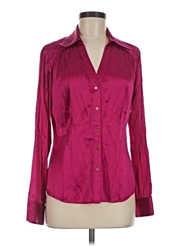 Cache Long Sleeve Silk Top (view 1)