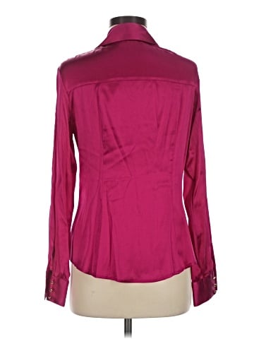 Cache Long Sleeve Silk Top (view 2)