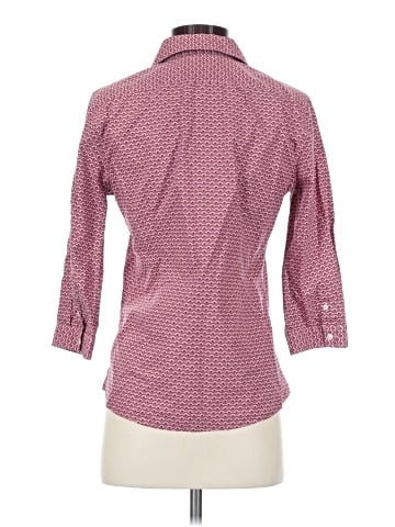 Lands' End 3/4 Sleeve Button-Down Shirt (view 2)