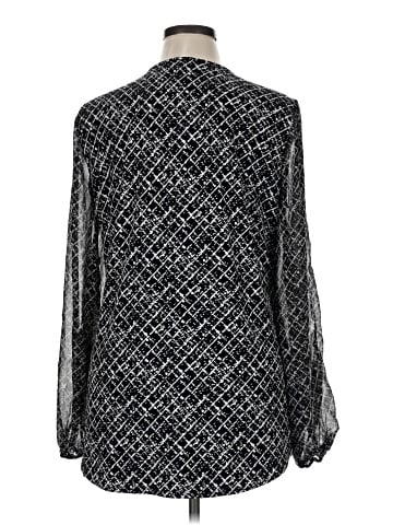 White House Black Market Long Sleeve Blouse (view 2)