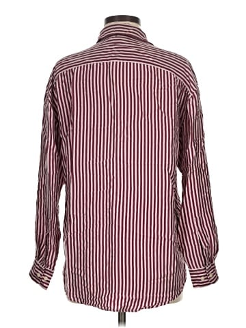 Tracy M. Long Sleeve Silk Top (view 2)