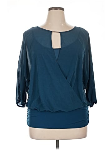 JLo by Jennifer Lopez 3/4 Sleeve Blouse (view 1)