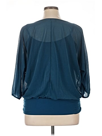 JLo by Jennifer Lopez 3/4 Sleeve Blouse (view 2)