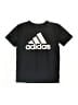 Adidas 100% Polyester Black Active T-Shirt Size S (kids) - photo 1