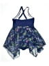BLOOMCHIC Tropical Blue Swimsuit Cover Up Size 12 - photo 2