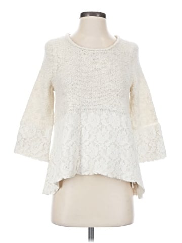 Knitted & Knotted Pullover Sweater (view 1)