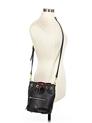 Dooney & Bourke Leather Bucket Bag (view 2)