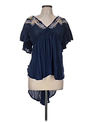 Free People Short Sleeve Blouse (view 1)