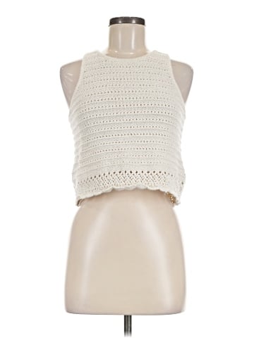 Madewell Kellen Crocheted Sweater Tank (view 1)