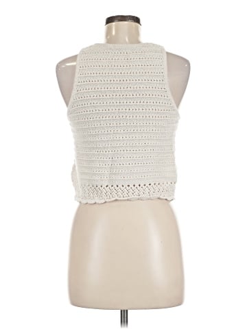 Madewell Kellen Crocheted Sweater Tank (view 2)