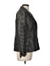 Le Suit 100% Polyester Chevron-herringbone Silver Blazer Size 12 - photo 4