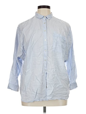 Ann Taylor LOFT Long Sleeve Button-Down Shirt (view 1)