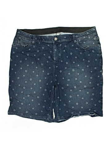 Catherines Denim Shorts (view 1)