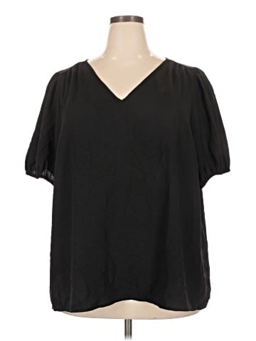 LC Lauren Conrad Short Sleeve Blouse (view 1)