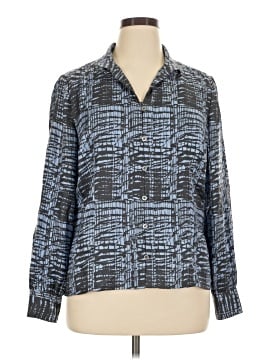Carlisle Long Sleeve Silk Top (view 1)