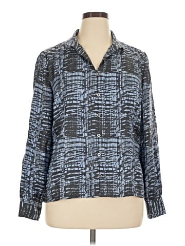 Carlisle Long Sleeve Silk Top (view 1)