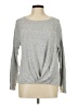 Bobeau Silver Pullover Sweater Size L - photo 1