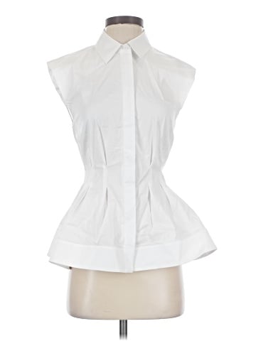 Zara Sleeveless Button-Down Shirt (view 1)