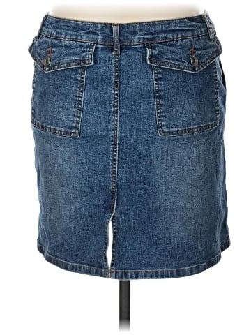 Route 66 Denim Skirt (view 2)